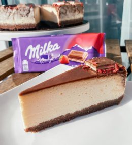 Neskutočný Milka cheesecake