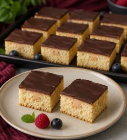 Babkin piškótový koláč s pudingovým krémom – jednoduchý a vláčny recept